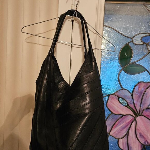 Latico Black Leather Hobo Bag - Picture 3 of 12